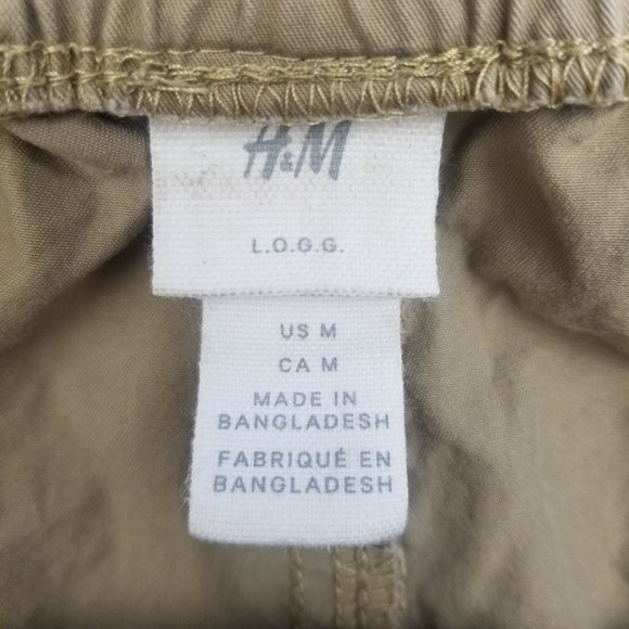 H&M Men's Drawstring Straight Leg Pants Size Medium - Picture 6 of 7